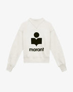 Isabel Marant -  Pull à logo blanc femme