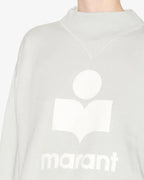 Isabel Marant  -  Pull à logo gris femme