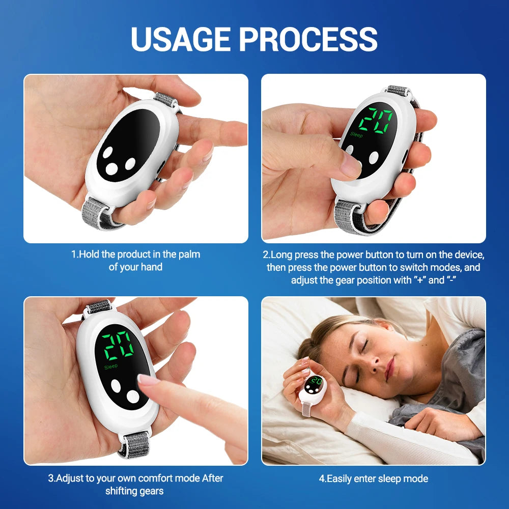 Smart Sleep Aid Instrument Anxiety Relief Neuro Sleep Nerves Insomnia Soothe Device Micro-Current Pulse Stimulation Sleeping Aid