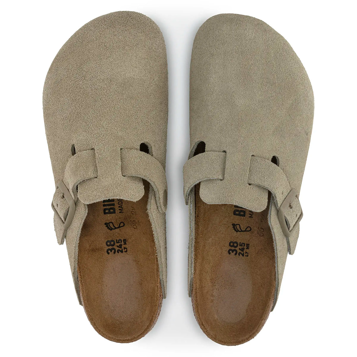 BIRKENSTOCK BOSTON GREY GREEN