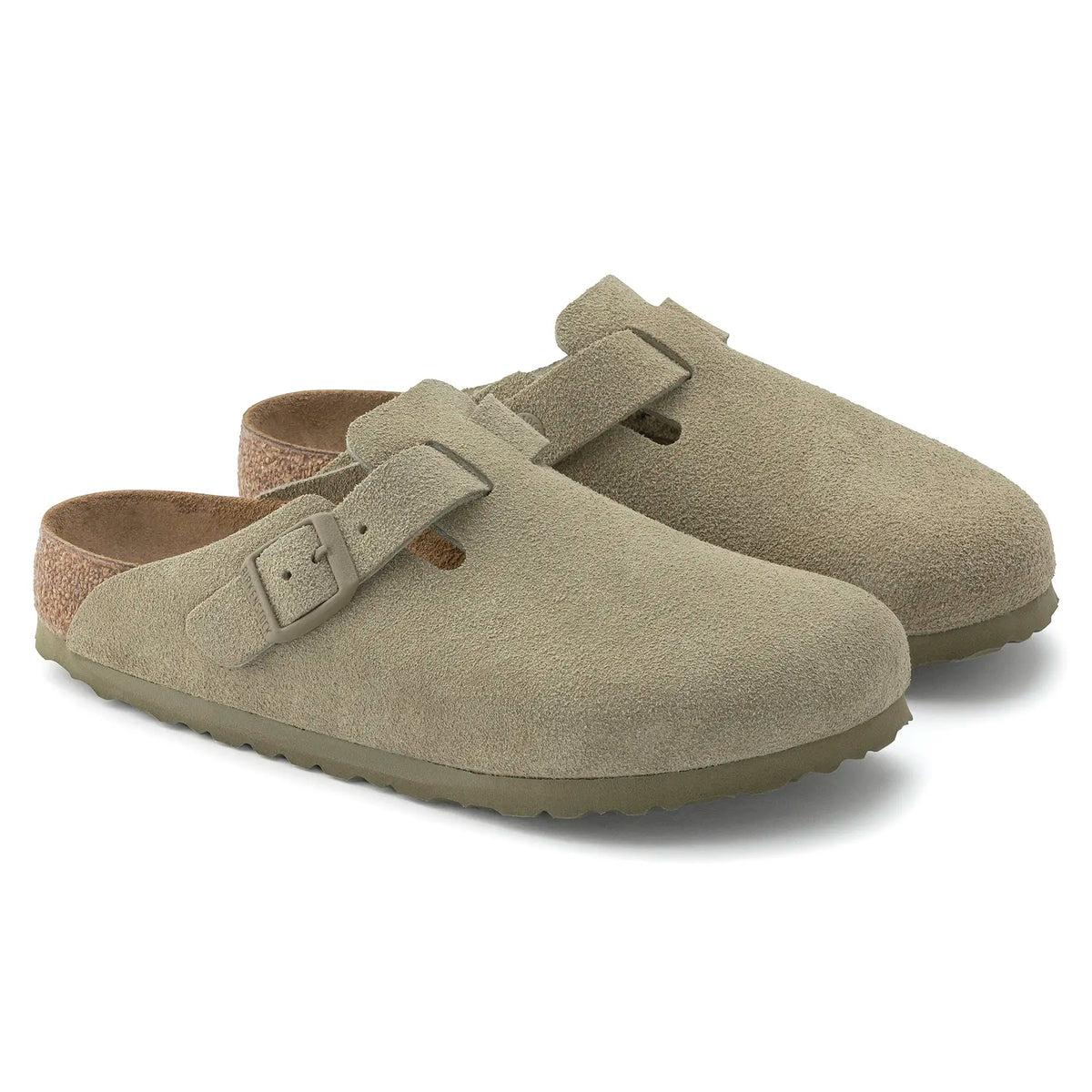 BIRKENSTOCK BOSTON GREY GREEN
